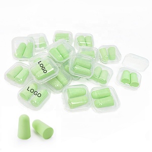 Foam Noise-Reducing Ear Plugs, 20-Pair Box — Twenty pairs, single use
